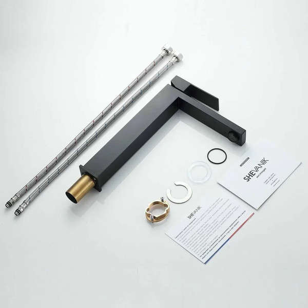 Изображение товара Смеситель Shevanik S7011H (черный)