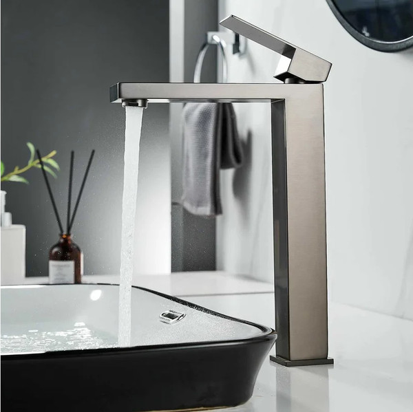 Изображение товара Смеситель Shevanik S7011T (оружейная сталь)