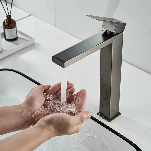 Изображение товара Смеситель Shevanik S7011T (оружейная сталь)