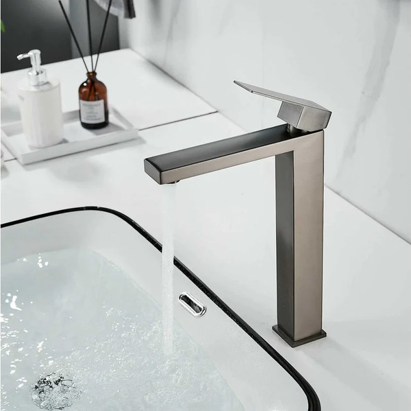 Изображение товара Смеситель Shevanik S7011T (оружейная сталь)