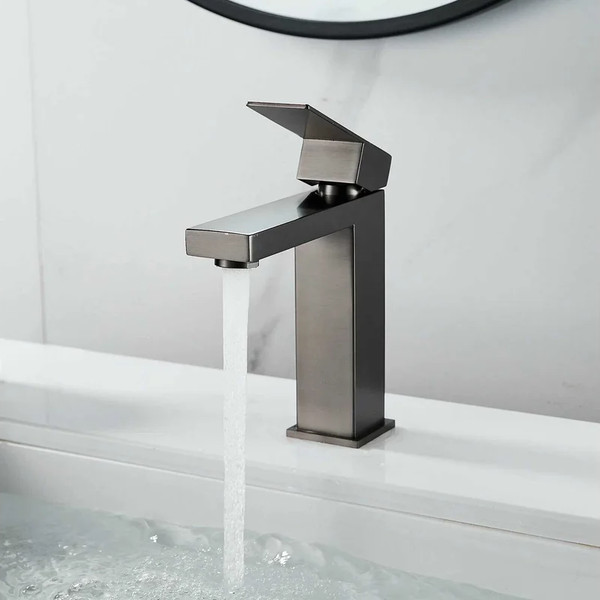 Изображение товара Смеситель Shevanik S7001T (оружейная сталь)