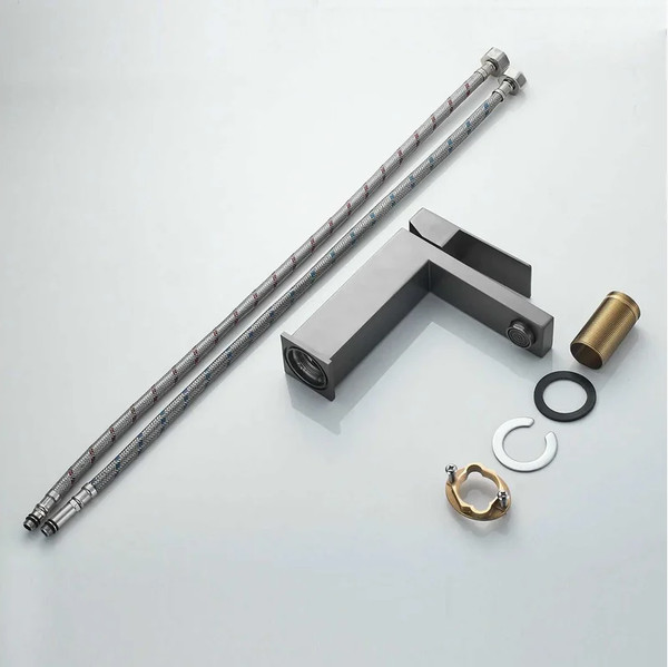 Изображение товара Смеситель Shevanik S7001T (оружейная сталь)