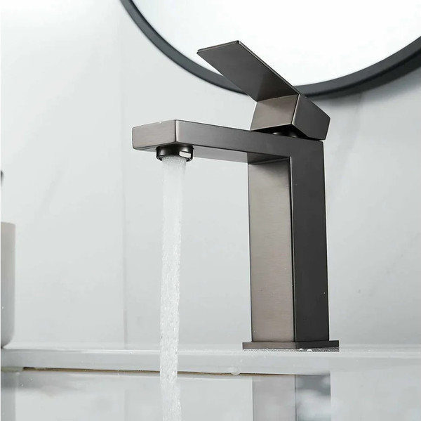 Изображение товара Смеситель Shevanik S7001T (оружейная сталь)