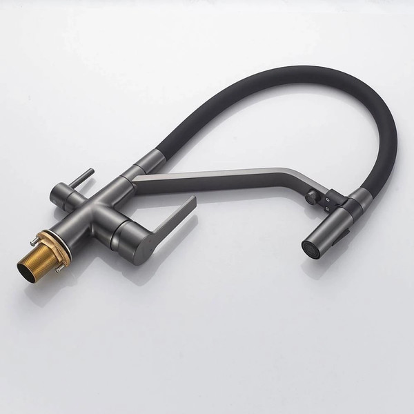 Изображение товара Смеситель Shevanik S278T (оружейная сталь)