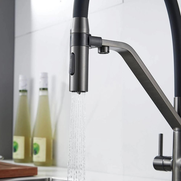 Изображение товара Смеситель Shevanik S278T (оружейная сталь)