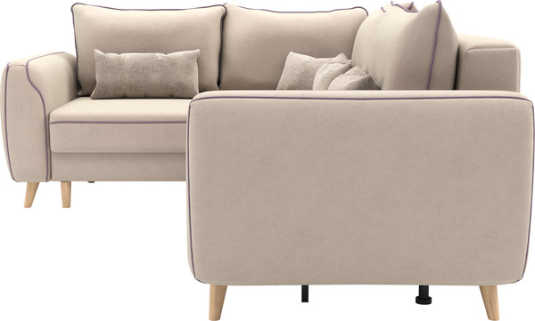 Изображение товара Диван угловой Олмеко Лона (крем/тоуп)