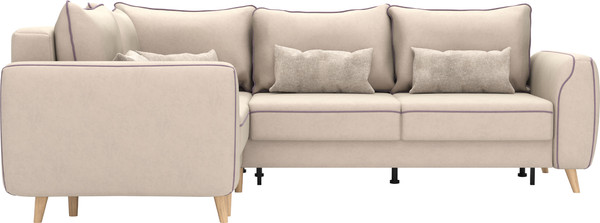 Изображение товара Диван угловой Олмеко Лона (крем/тоуп)