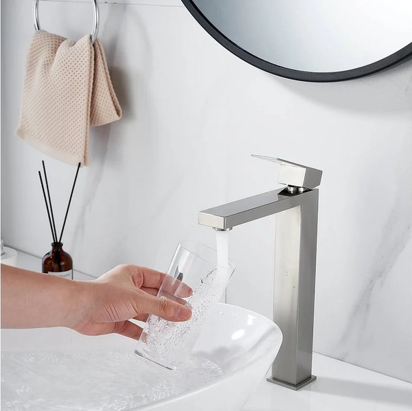 Изображение товара Смеситель Shevanik S7011L (сатин)