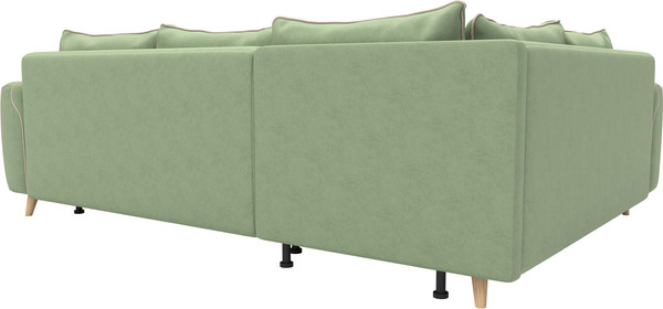 Изображение товара Диван угловой Олмеко Лона (олива/крем)