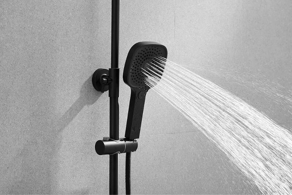 Изображение товара Душевая система со смесителем Shevanik S9736H (черный)