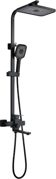 Изображение товара Душевая система со смесителем Shevanik S7036H (черный)