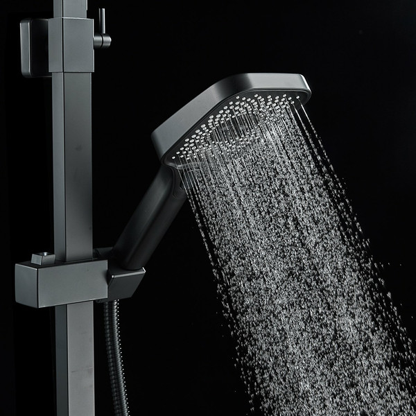 Изображение товара Душевая система со смесителем Shevanik S7036H (черный)