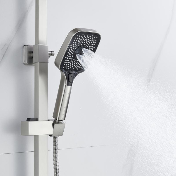 Изображение товара Душевая система со смесителем Shevanik S7036L (сатин)