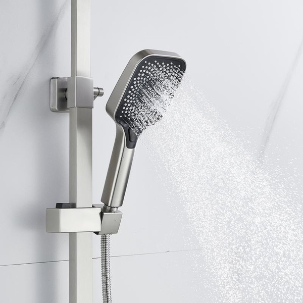 Изображение товара Душевая система со смесителем Shevanik S7036L (сатин)