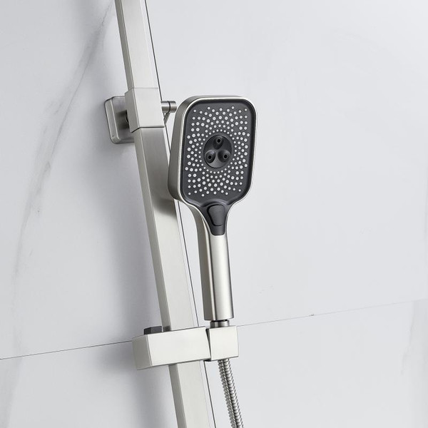 Изображение товара Душевая система со смесителем Shevanik S7036L (сатин)