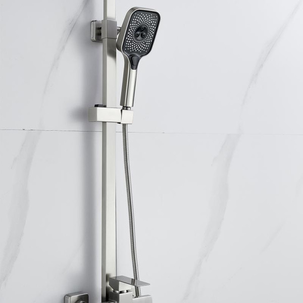 Изображение товара Душевая система со смесителем Shevanik S7036L (сатин)