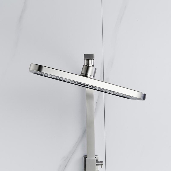 Изображение товара Душевая система со смесителем Shevanik S7036L (сатин)