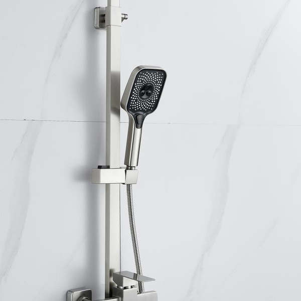Изображение товара Душевая система со смесителем Shevanik S7036L (сатин)