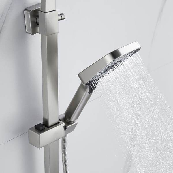 Изображение товара Душевая система со смесителем Shevanik S7036L (сатин)