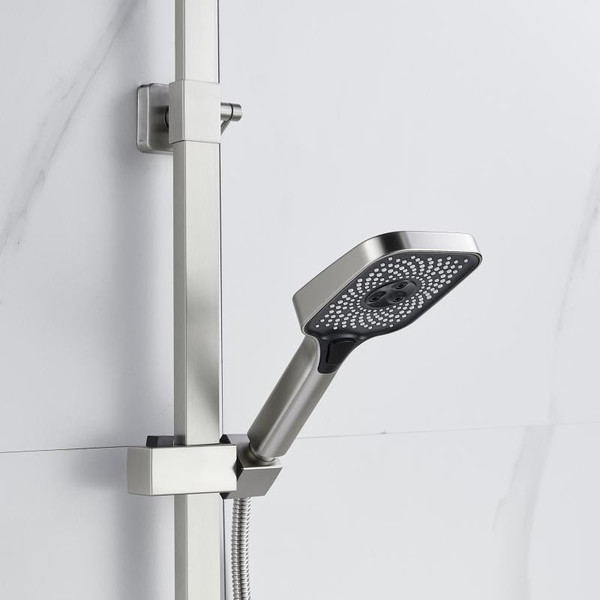 Изображение товара Душевая система со смесителем Shevanik S7036L (сатин)