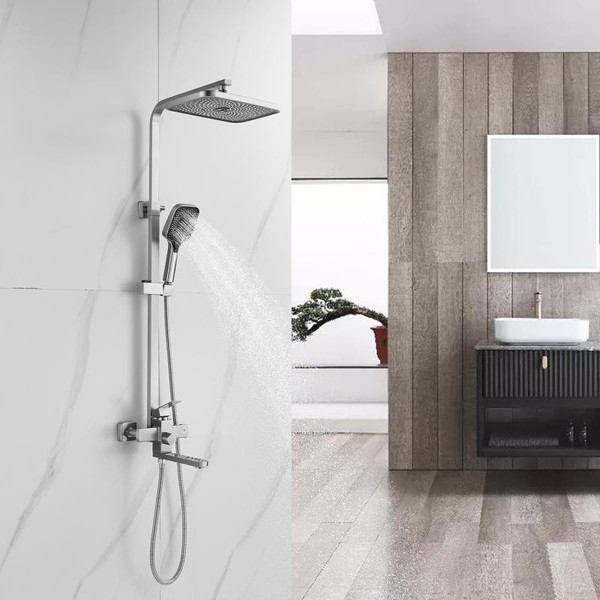 Изображение товара Душевая система со смесителем Shevanik S7036L (сатин)