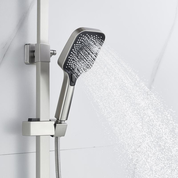 Изображение товара Душевая система со смесителем Shevanik S7036L (сатин)
