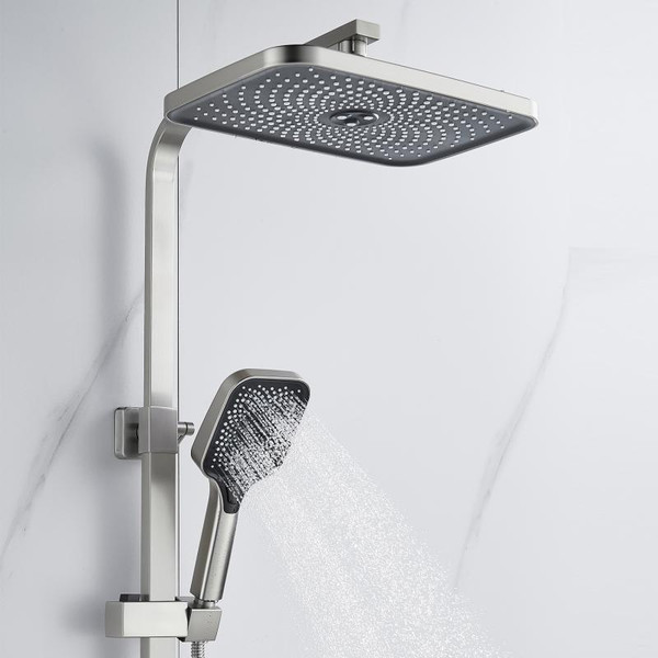 Изображение товара Душевая система со смесителем Shevanik S7036L (сатин)