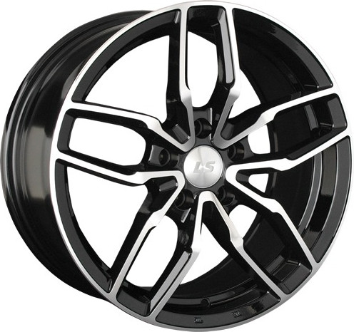 Изображение товара Литой диск LS wheels LS 790 17x7.5" 5x114.3мм DIA 73.1мм ET 40мм BKF