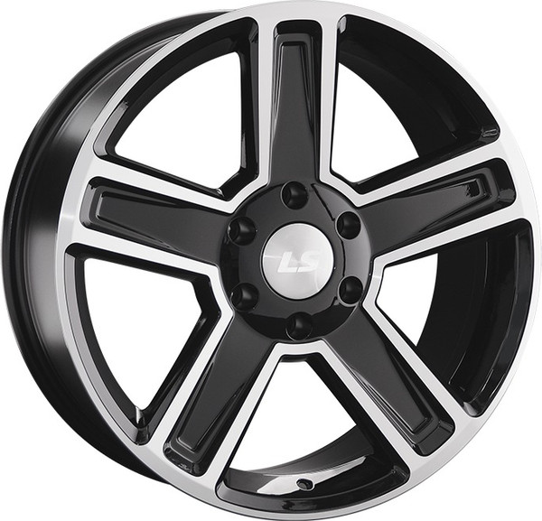 Изображение товара Литой диск LS wheels LS 1296 18x8" 6x139.7мм DIA 106.1мм ET 20мм BKF