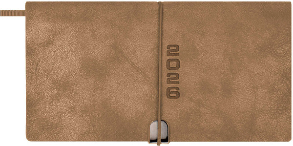 Изображение товара Еженедельник Escalada Тиволи Глосс 2026 / 70395 (64л, бежевый)