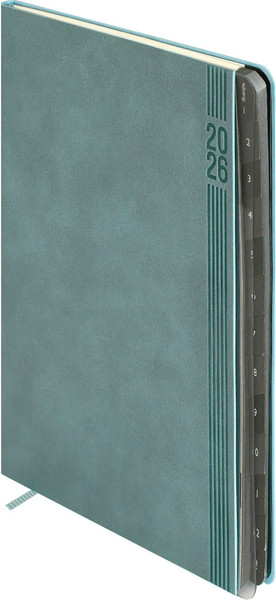 Изображение товара Еженедельник Escalada Буйвол 2026 / 70337 (80л, серый/голубой)