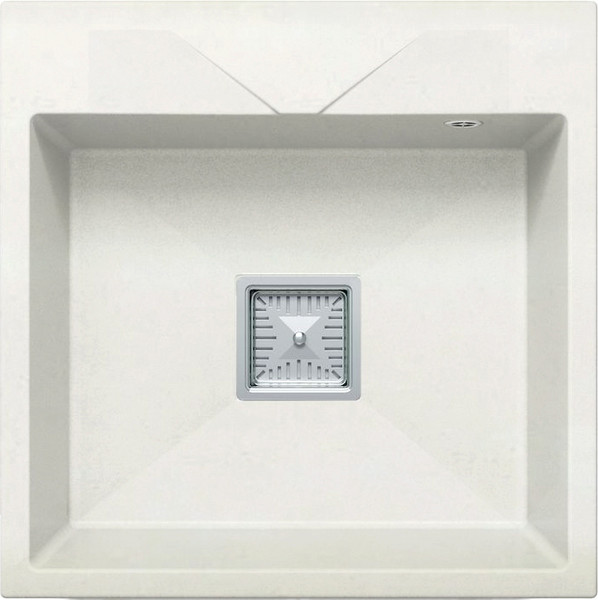 Изображение товара Мойка кухонная Polygran Blade 500 (белый хлопок)