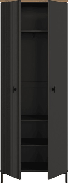 Изображение товара Шкаф Black Red White San Gimnignano SZF2D/70 (антрацитовый/дуб нокс, антрацитовый/готик)