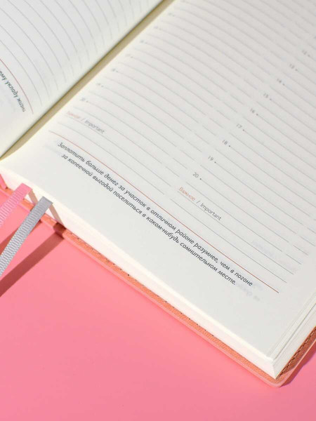 Изображение товара Ежедневник Escalada Джут 2026 / 70235 (176л, розовый)