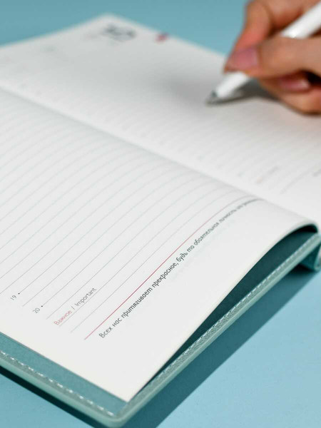 Изображение товара Ежедневник Escalada Джут 2026 / 70237 (176л, мятный)