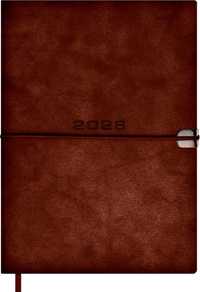 Изображение товара Ежедневник Escalada Тиволи Глосс 2026 / 70274 (176л, коричневый)