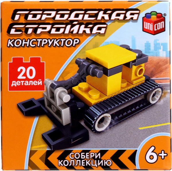Изображение товара Конструктор Unicon Стройка Бульдозер / 9226524