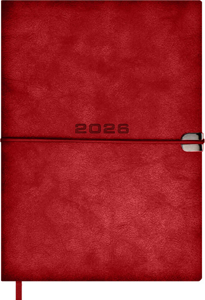 Изображение товара Ежедневник Escalada Тиволи Глосс 2026 / 70275 (176л, красный)