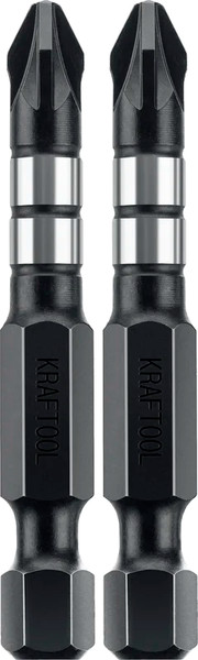 Изображение товара Набор бит Kraftool Impact Pro PZ 2 / 26193-2-50-S2 (2шт)