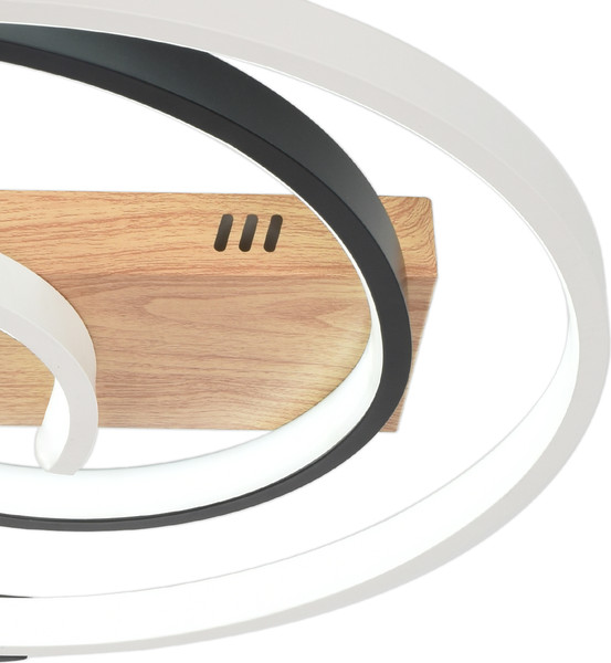 Изображение товара Потолочный светильник ESCADA 10265/1LED (Black/Wood)
