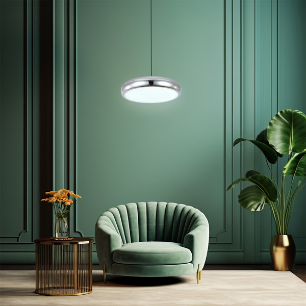 Изображение товара Потолочный светильник ESCADA 10304/1 LED (черный/хром)