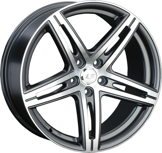 Литой диск LS wheels LS 288 18x8" 5x112мм DIA 66.6мм ET 25мм GMF — фото 3