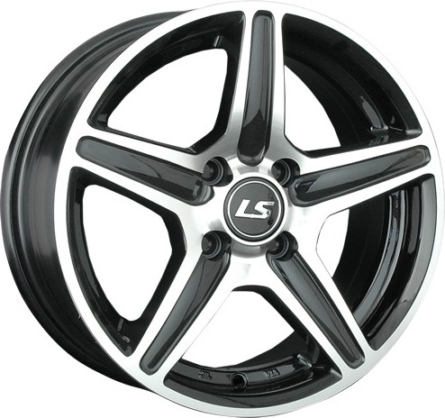 Изображение товара Литой диск LS wheels LS 345 16x7" 4x108мм DIA 65.1мм ET 27мм BKF