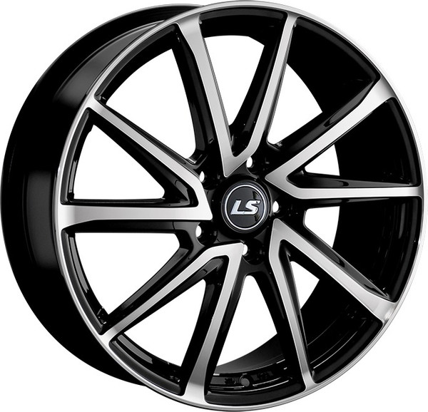 Изображение товара Литой диск LS wheels LS 1290 17x7" 5x100мм DIA 56.1мм ET 55мм BKF