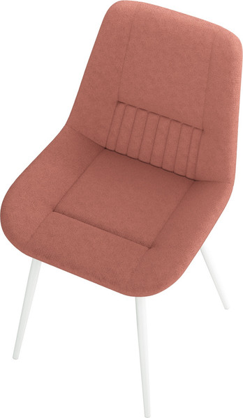 Изображение товара Стул Олмеко Николь (велюр барни дасти роуз/белый)
