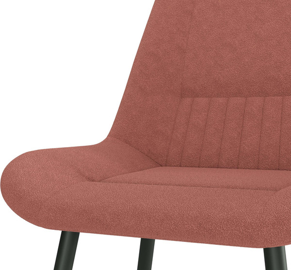Изображение товара Стул Олмеко Николь (велюр барни дасти роуз/черный)