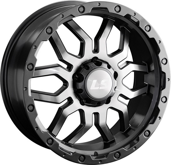 Изображение товара Литой диск LS wheels LS 1285 16x7" 5x139.7мм DIA 108.1мм ET 10мм GMF