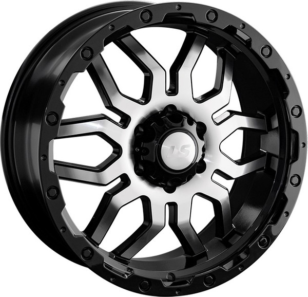 Изображение товара Литой диск LS wheels LS 1285 16x7" 6x139.7мм DIA 100.1мм ET 38мм BKF