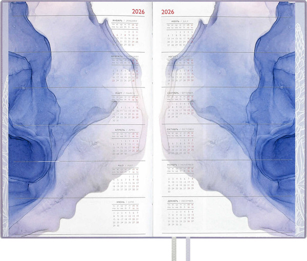 Изображение товара Еженедельник Escalada Джут 2026 / 70339 (96л, сиреневый)