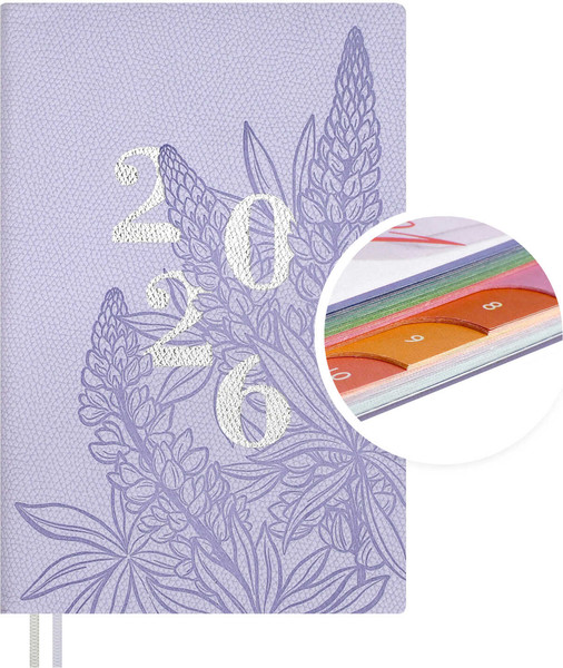 Изображение товара Еженедельник Escalada Джут 2026 / 70339 (96л, сиреневый)